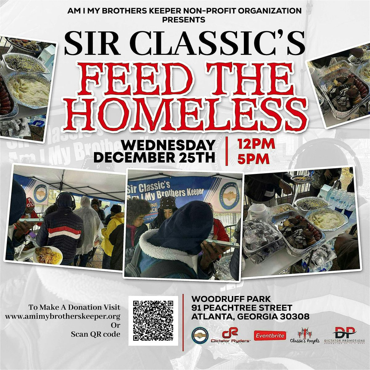 Sir Classic's Feed The Homeless