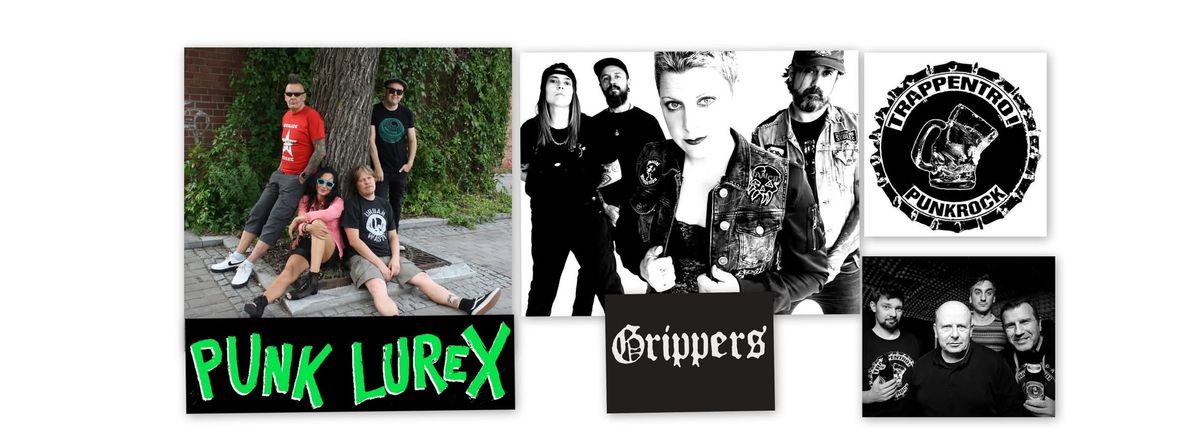 PUNK LUREX OK (Tampere) + GRIPPERS (Madrid) + TRAPPENTROI (M\u00fcnchen) | M\u00fcnchen, Glockenbachwerkstatt