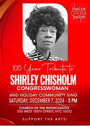 Tribute to Representative Shirley Chisholm