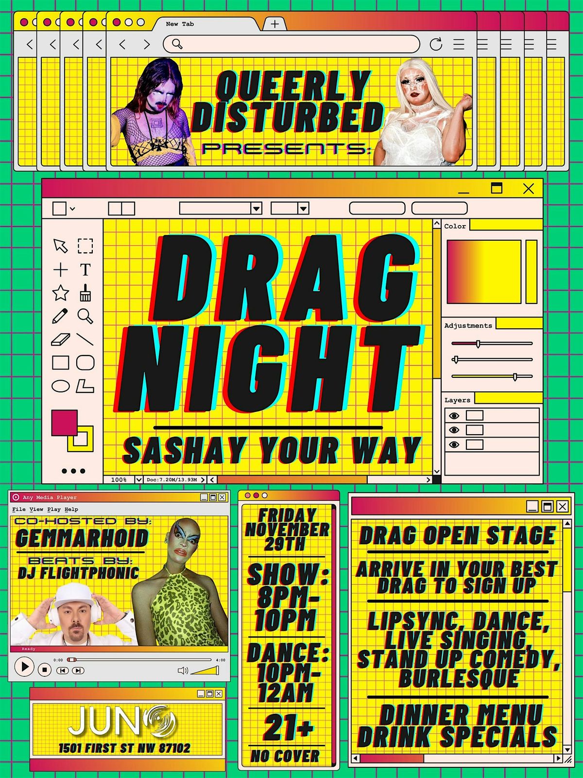 Open Stage DRAG NIGHT + Dance Party