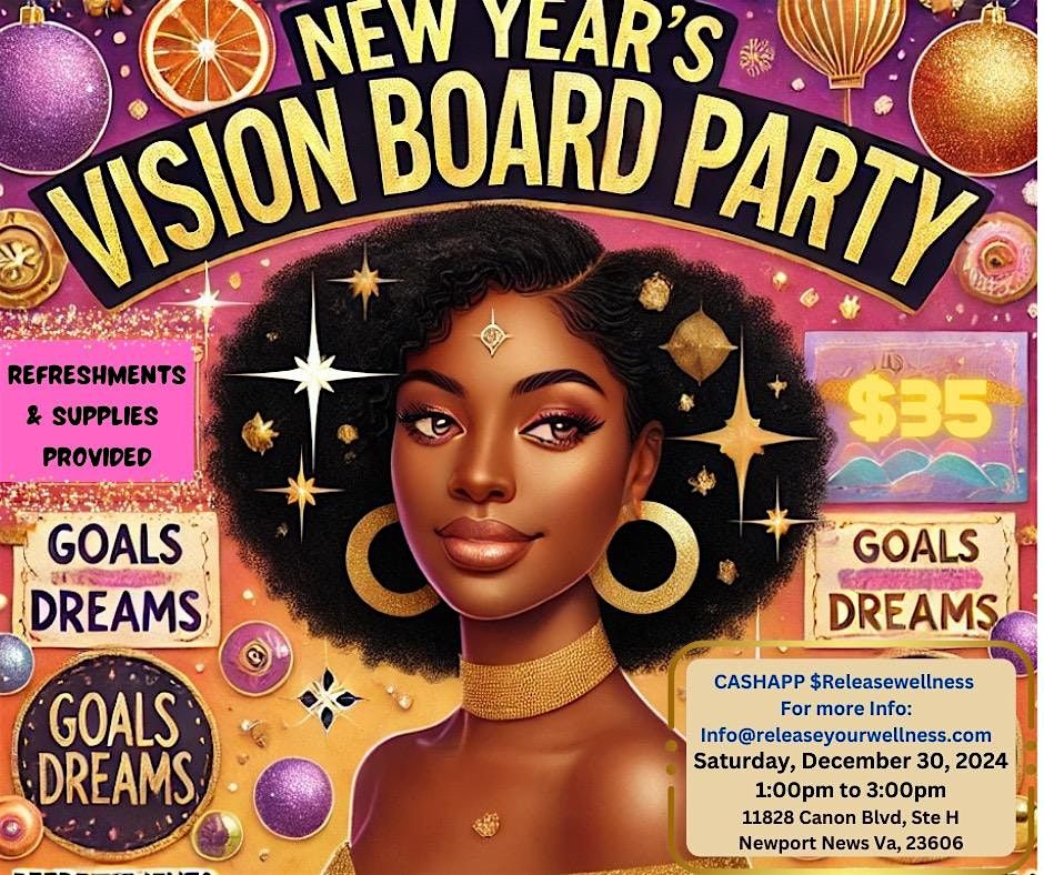 New Year New You Vision Board Party