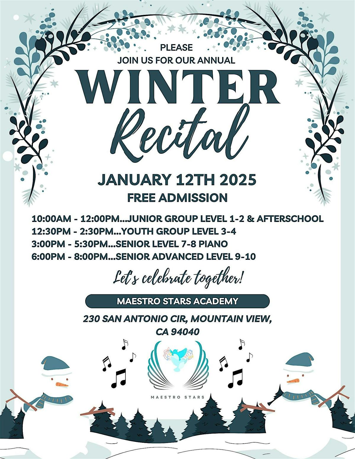 Annual Winter Recital