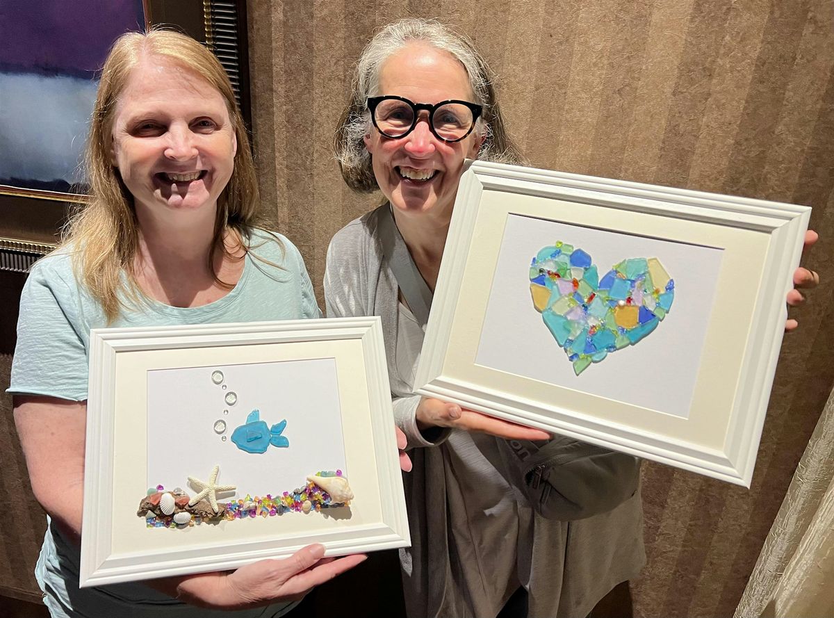 BeachGlass Collage Craft & Sip in Vermilion