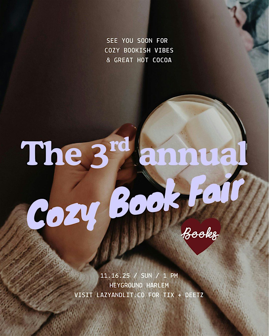 The 3rd Annual Cozy Book Fair in NYC