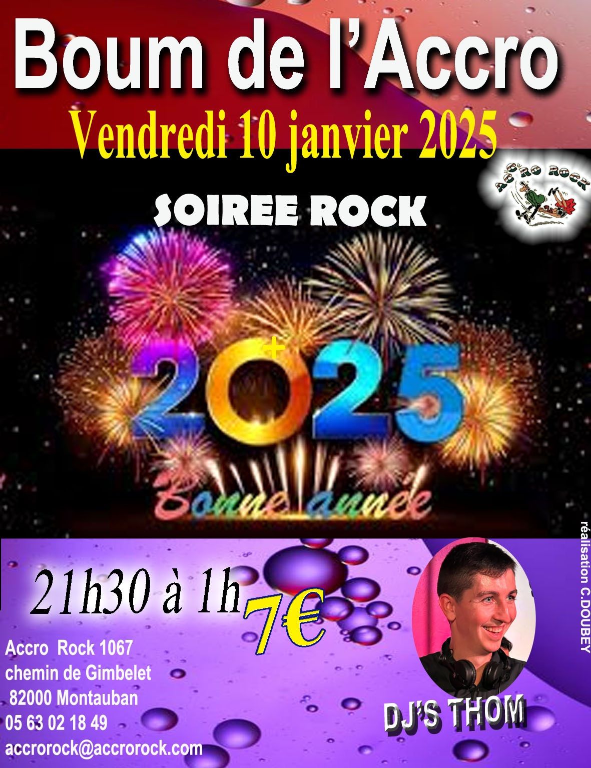 Soir\u00e9e Rock Vendredi 10 Janvier 2025 