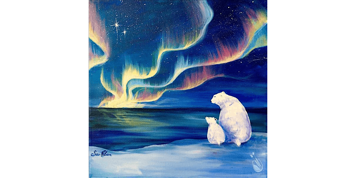 Gazing out at the Northern Lights - Paint and Sip in Denver | Classpop!\u2122