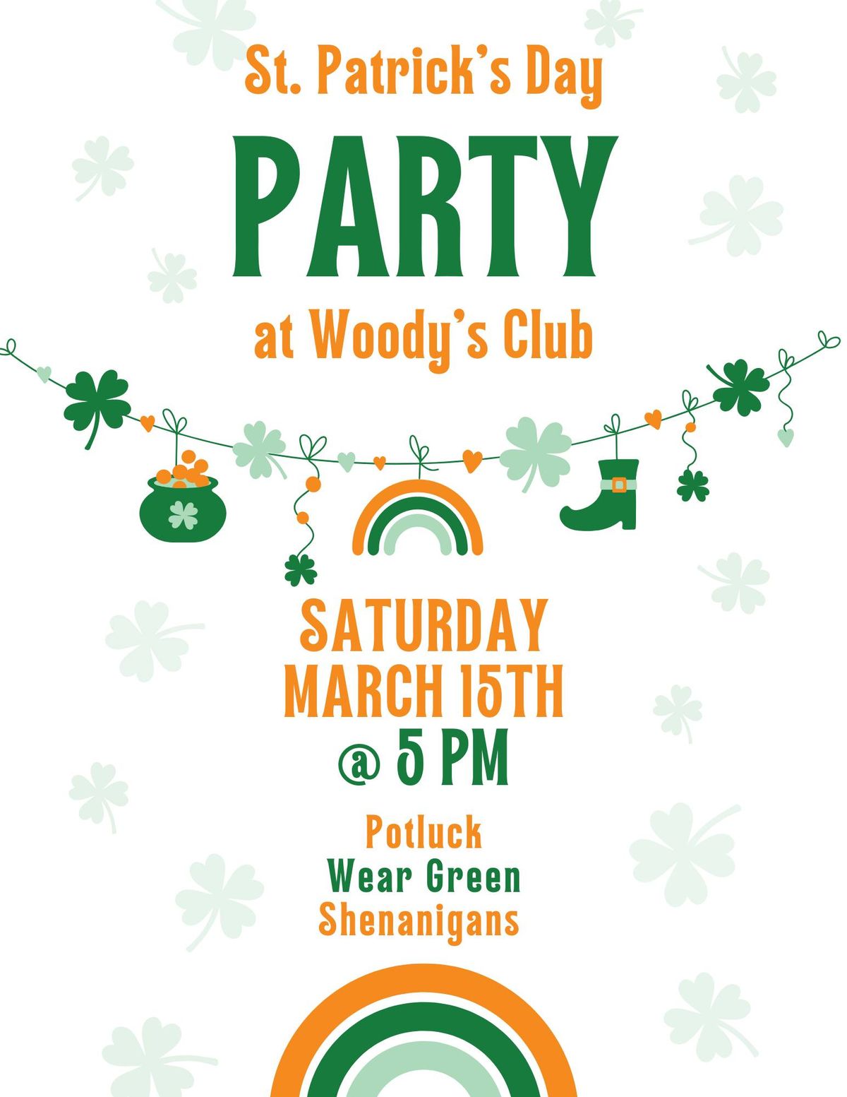 St. Patrick's Day Party at Woody's Club