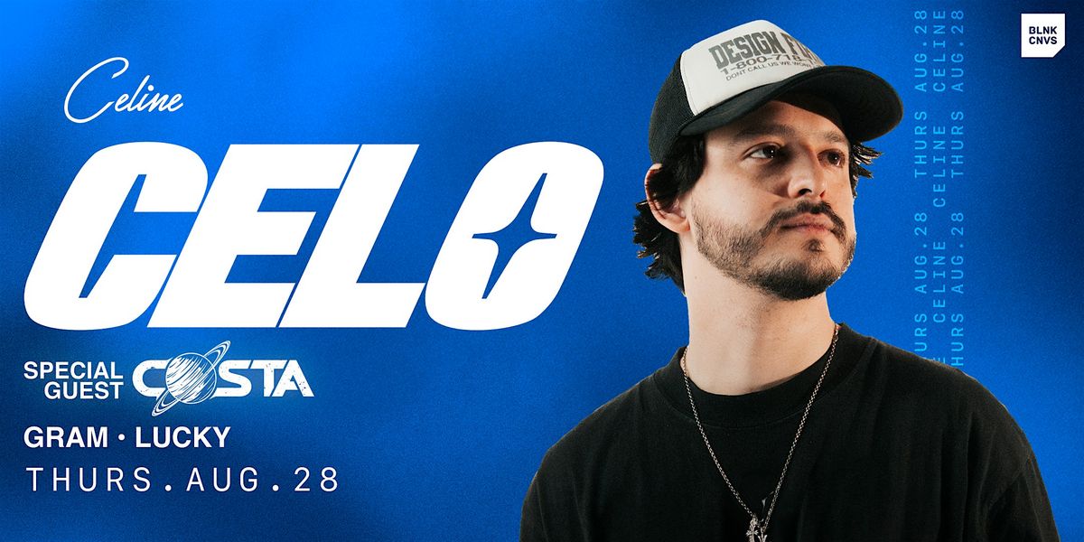 Celo at Celine Orlando | Thurs 08.28.25