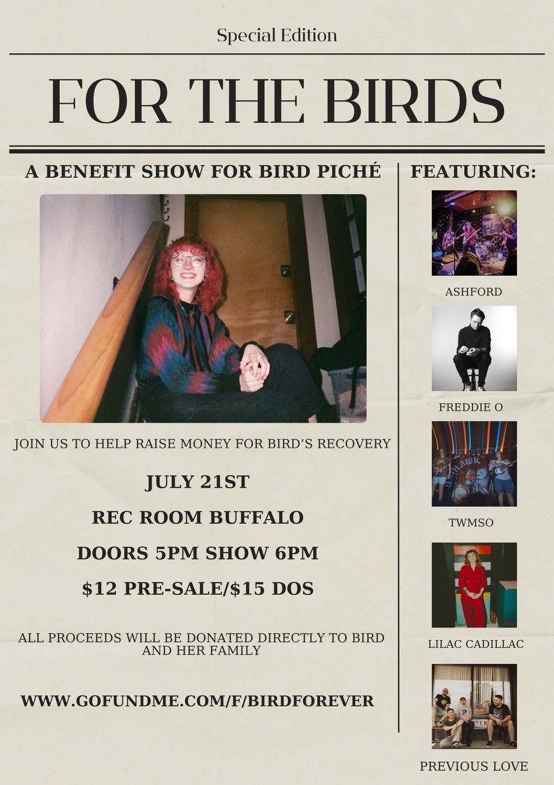 For the Birds: A benefit concert for Bird Piche 