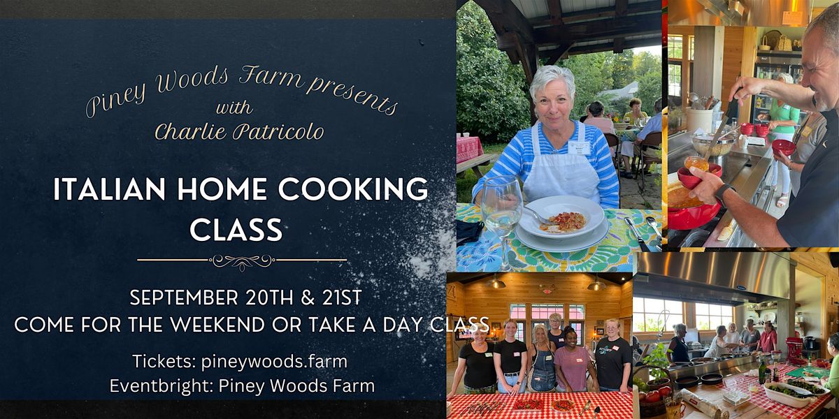 Italian Home Cooking Class!