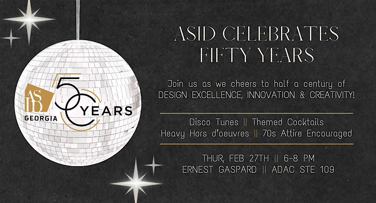 ASID CELEBRATES FIFTY YEARS