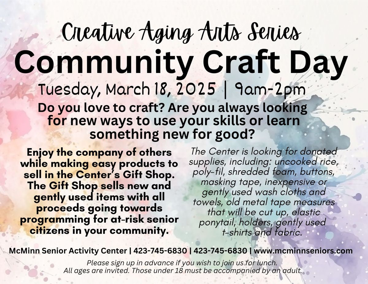 Community Craft Day