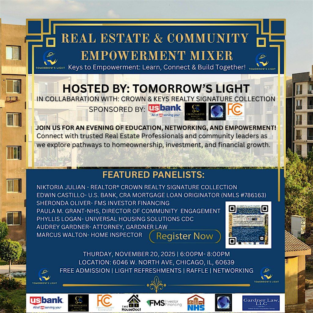 REAL ESTATE & COMMUNITY EMPOWERMENT MIXER