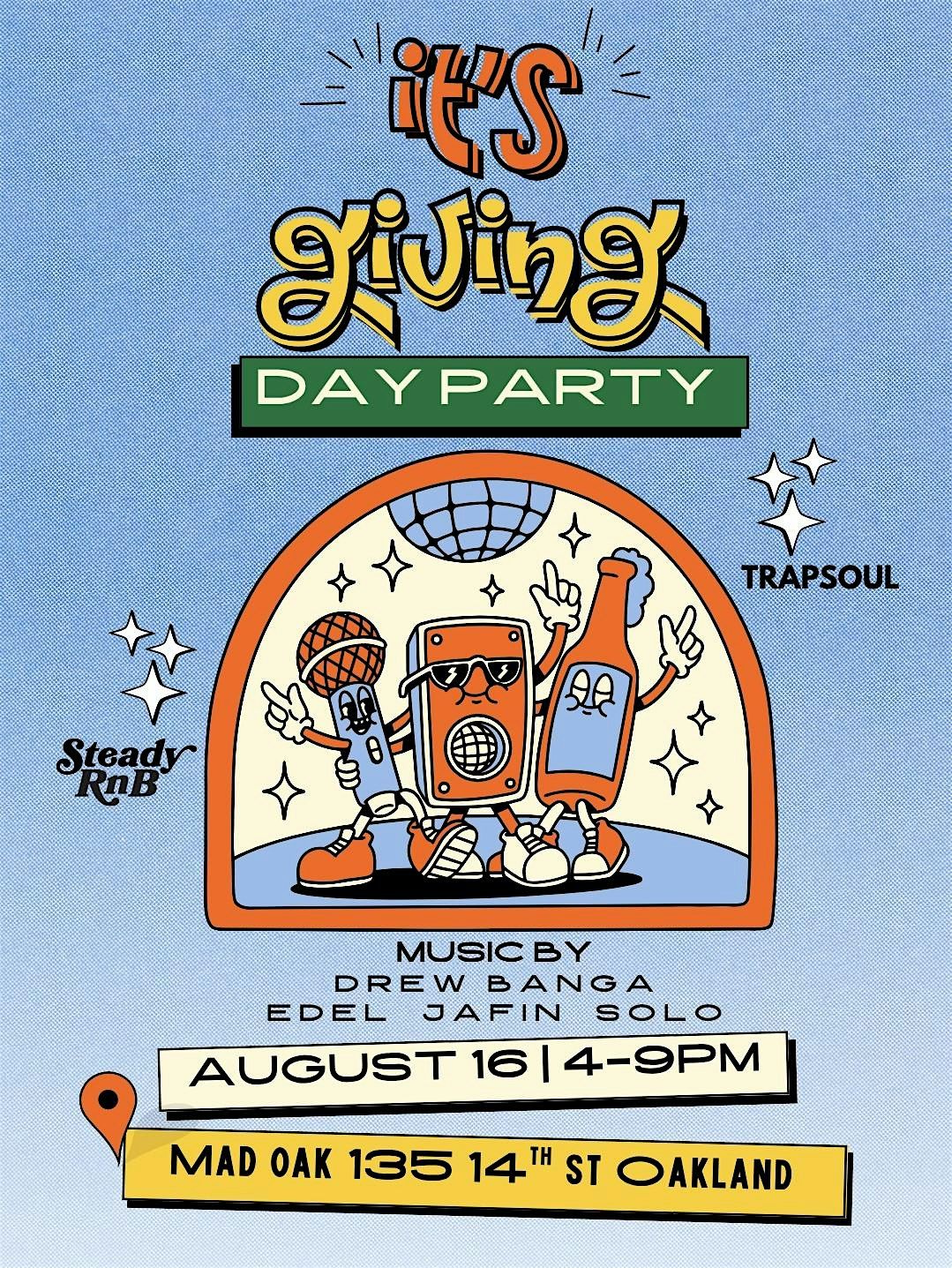 It\u2019s Giving Day Party @ Mad Oak