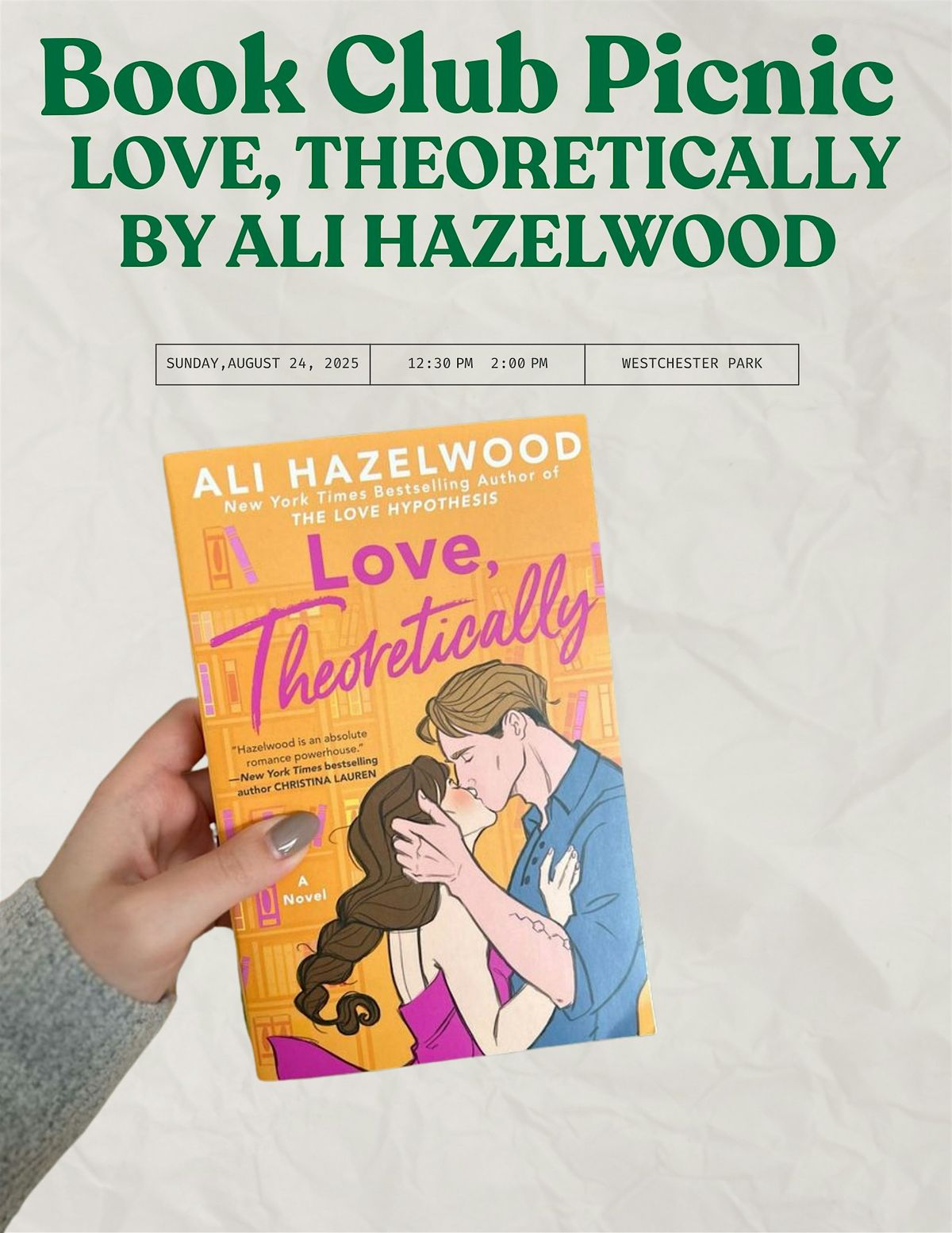 Book Club: Love, Theoretically by Ali Hazelwood