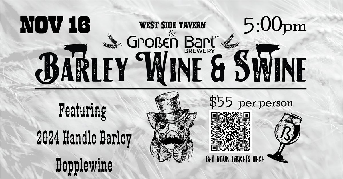 Barley wine and swine 3 course paella dinner