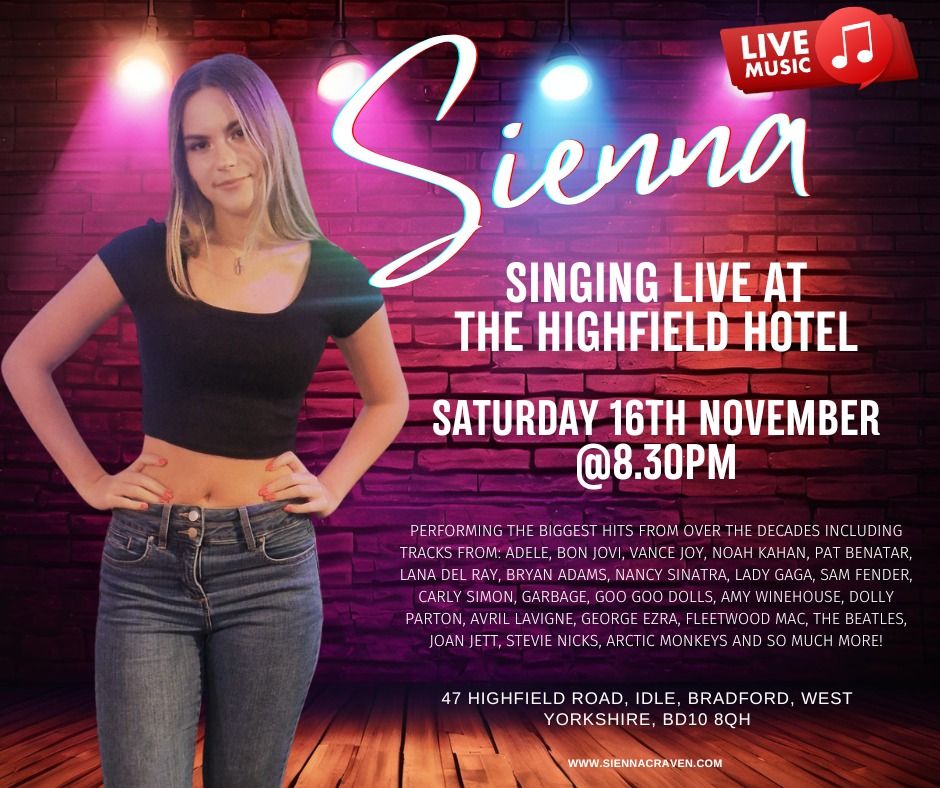 Sienna Craven @ The Highfield