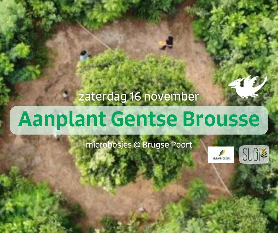 Aanplant Gentse Brousse @ Brugse Poort