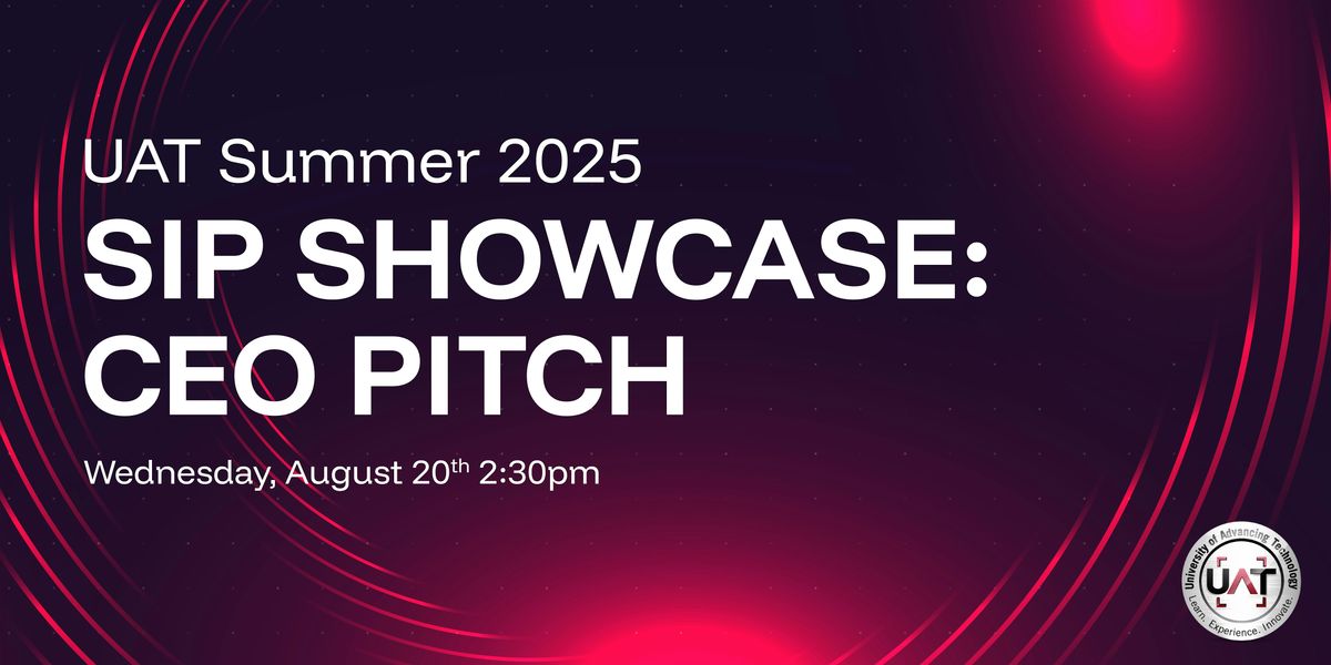 SIP Showcase: CEO Pitch