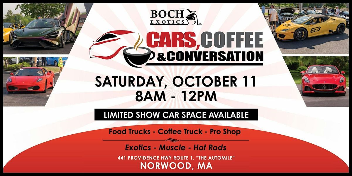 Cars, Coffee & Conversation Fall 2025
