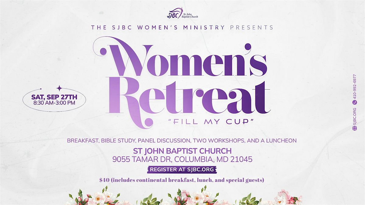 Women\u2019s Retreat: Fill My Cup