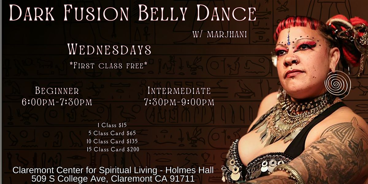 Beginner & Intermediate - Dark Fusion Belly dance with Marjhani