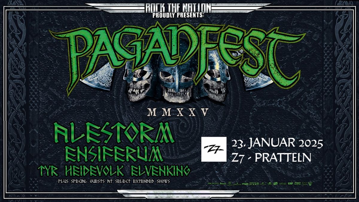 O2 Fest Banner Pagan Fest 2025 - Alestorm, O2 Academy Brixton, London, 11 October to ...