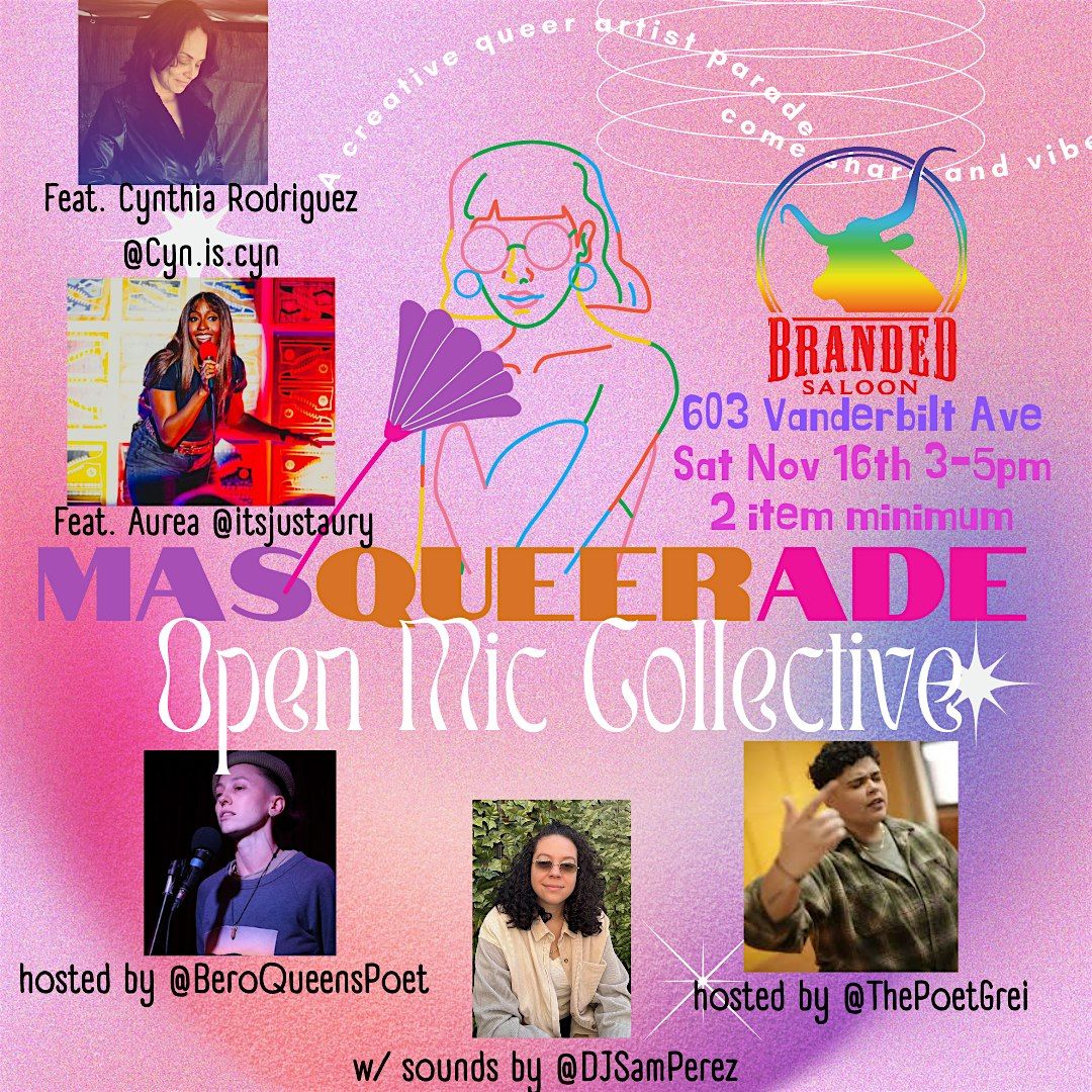 Masqueerade.Parade Open Mic