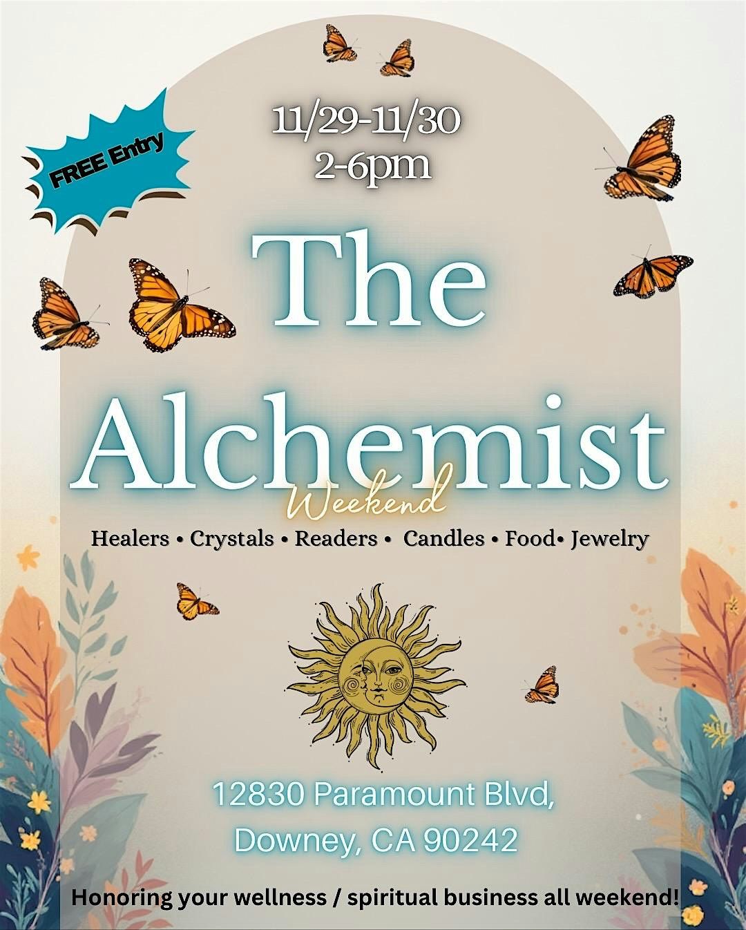 The Alchemist Weekend Mini Market \u2728