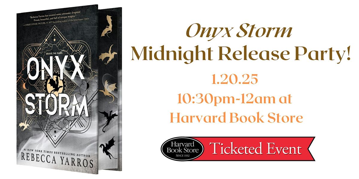 Onyx Storm Midnight Release Party!