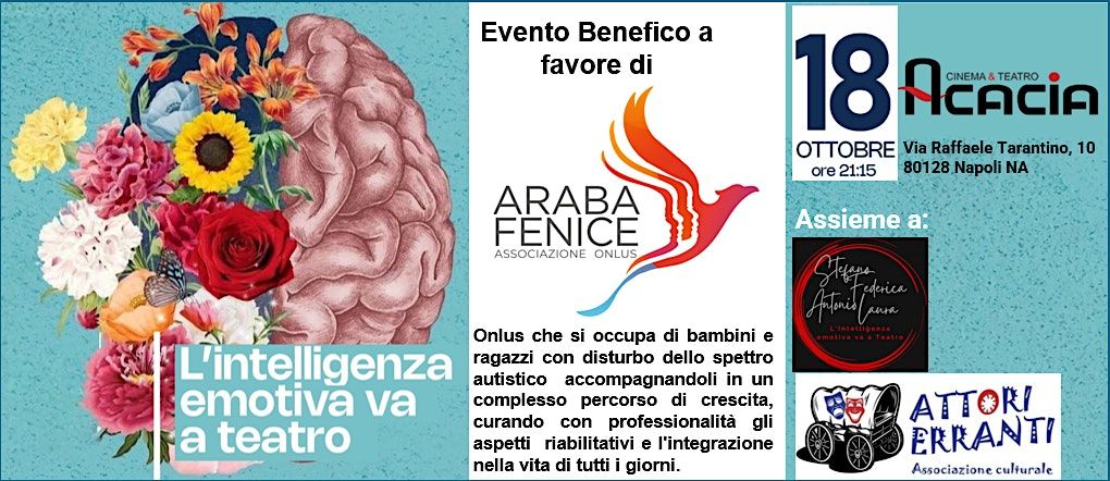 "L'Intelligenza Emotiva va a Teatro"  anche a   NAPOLI
