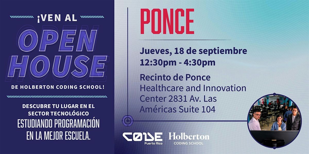 Holberton Coding School Open House Ponce