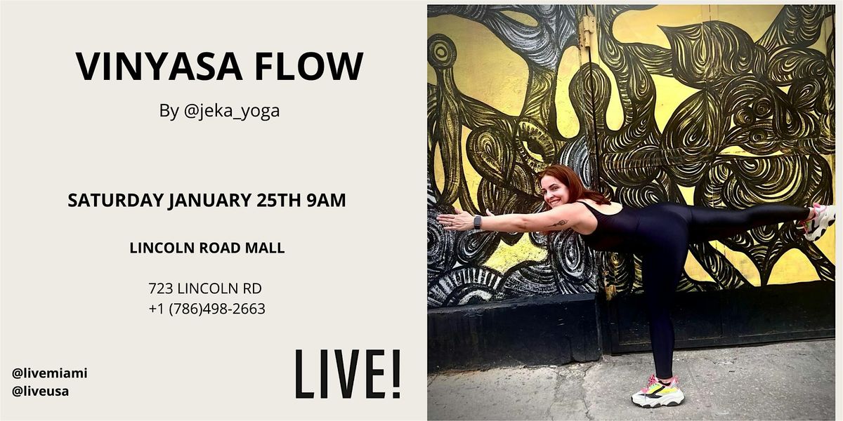 LIVE! EXPERIENCE | VINYASA FLOW BY JESSICA NAVARRO