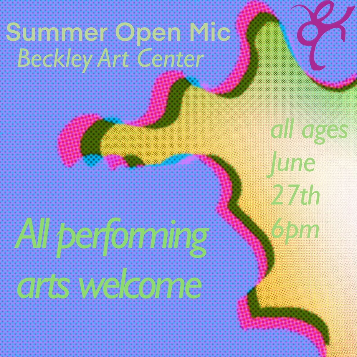 Summer Open Mic at Beckley Art Center 