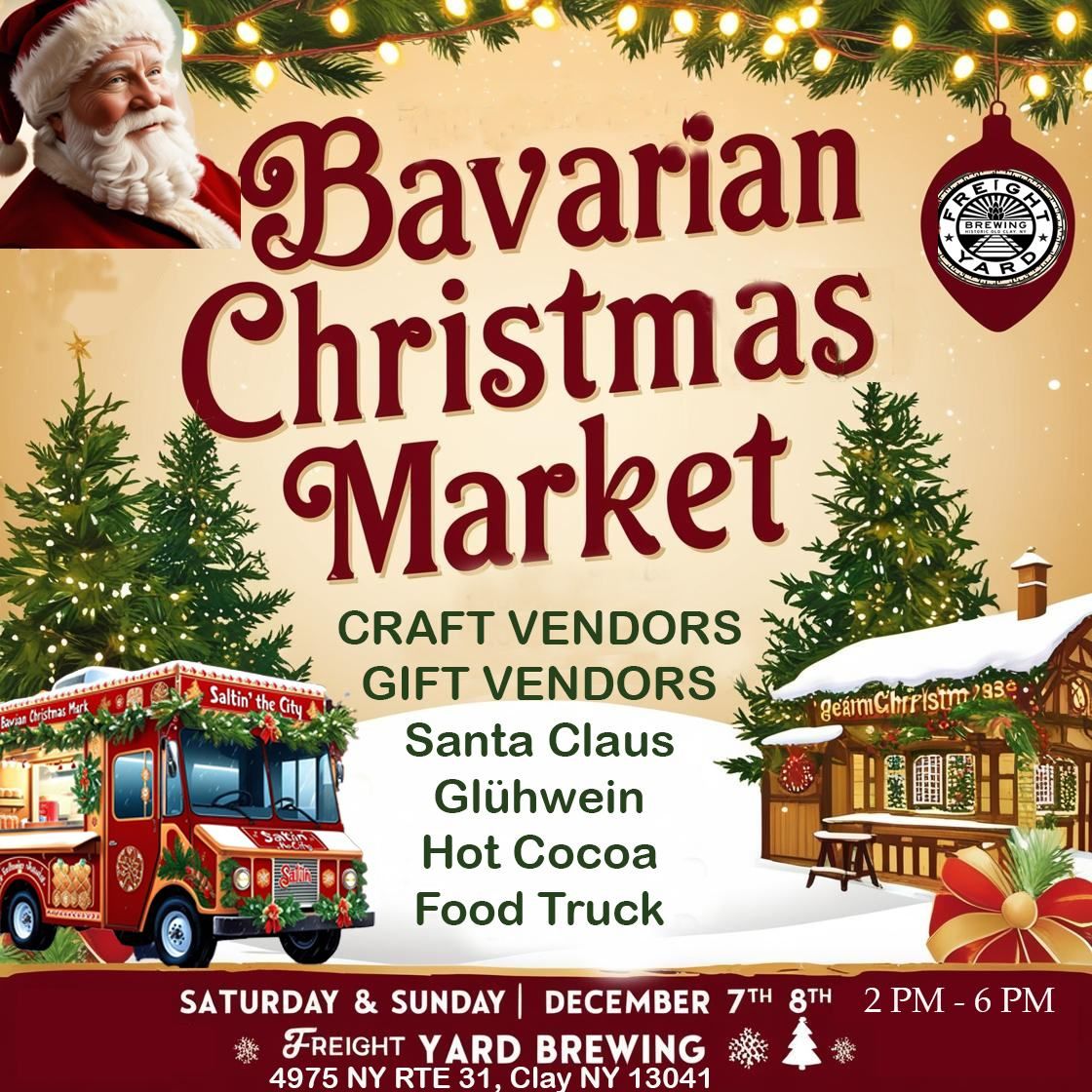 3rd Annual Bavarian Christmas Market! TWO DAYS