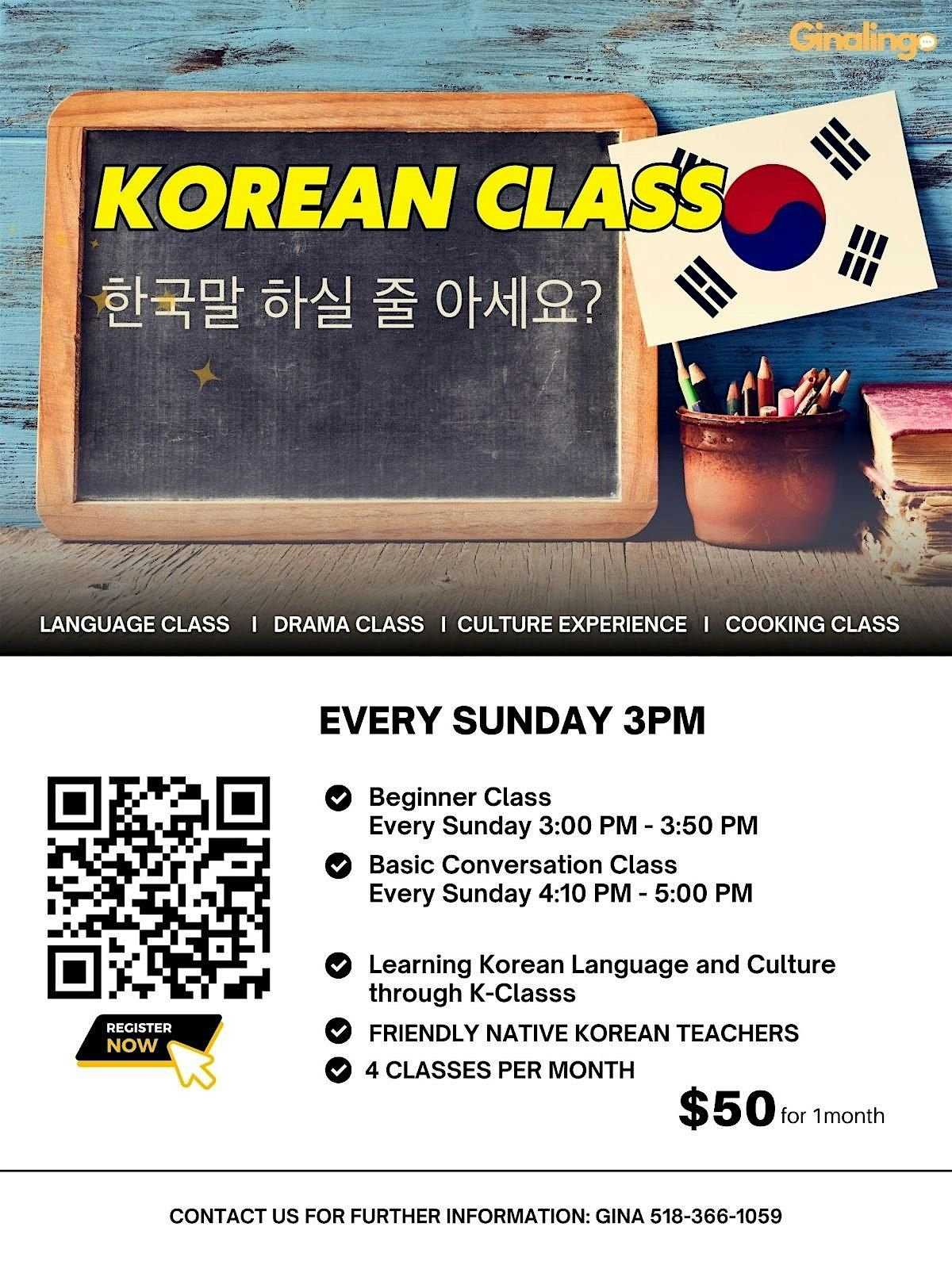 Copy of KOREAN CLASS (LANGUAGE CLASS, DRAMA CLASS, CULTURE EXPERIENCE)