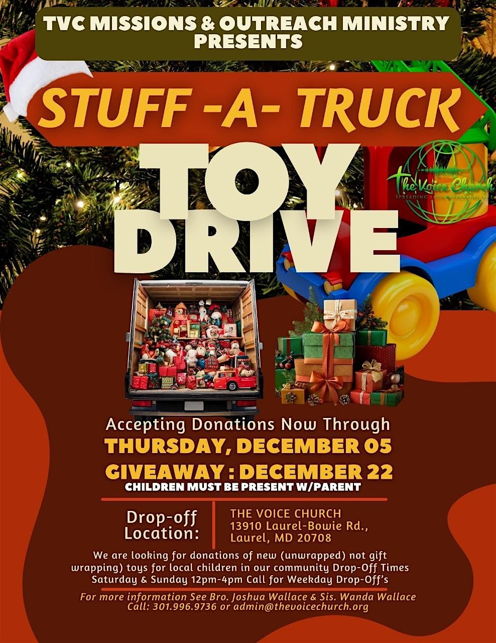 Stuff-A-Truck Toy Drive! Accepting Donations