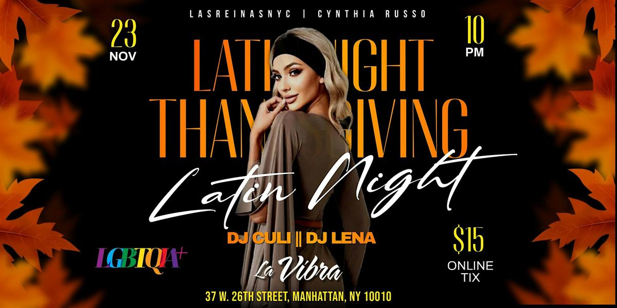 LGBTQ+ LATIN NIGHT - NOVEMBER