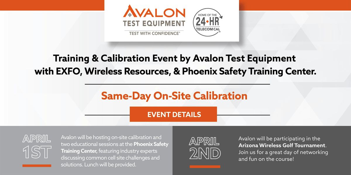 Training and On-Site Calibration Service Event by Avalon Test Equipment