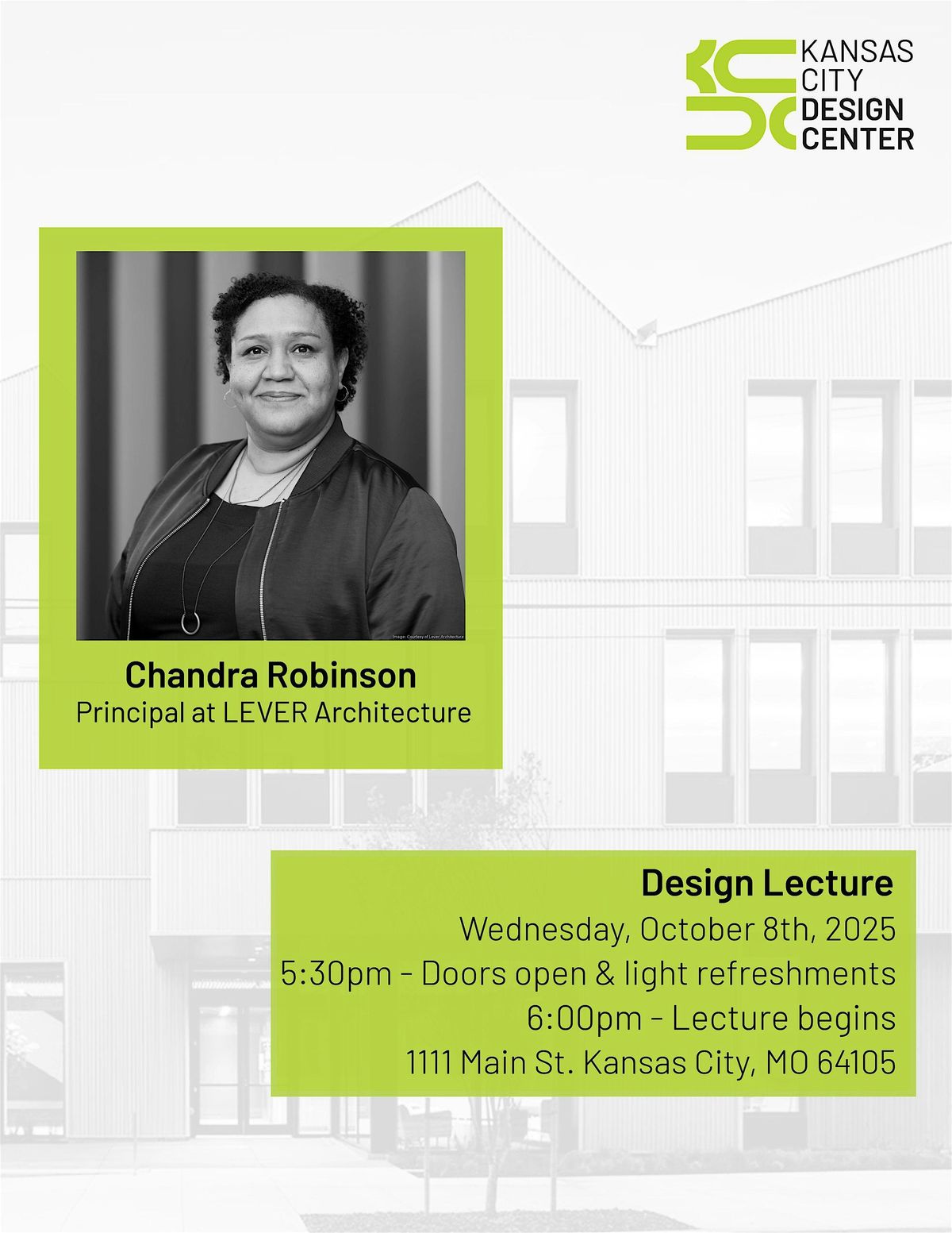 Chandra Robinson Design Lecture