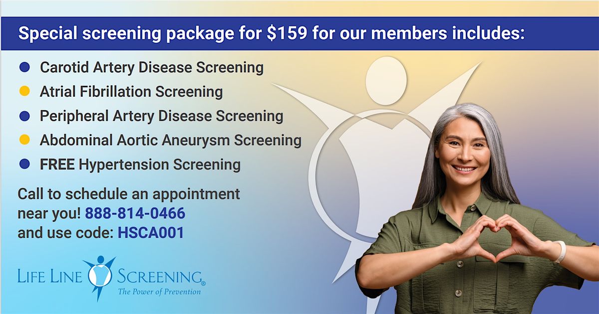 Prioritize Your Health with Life Line Screening!