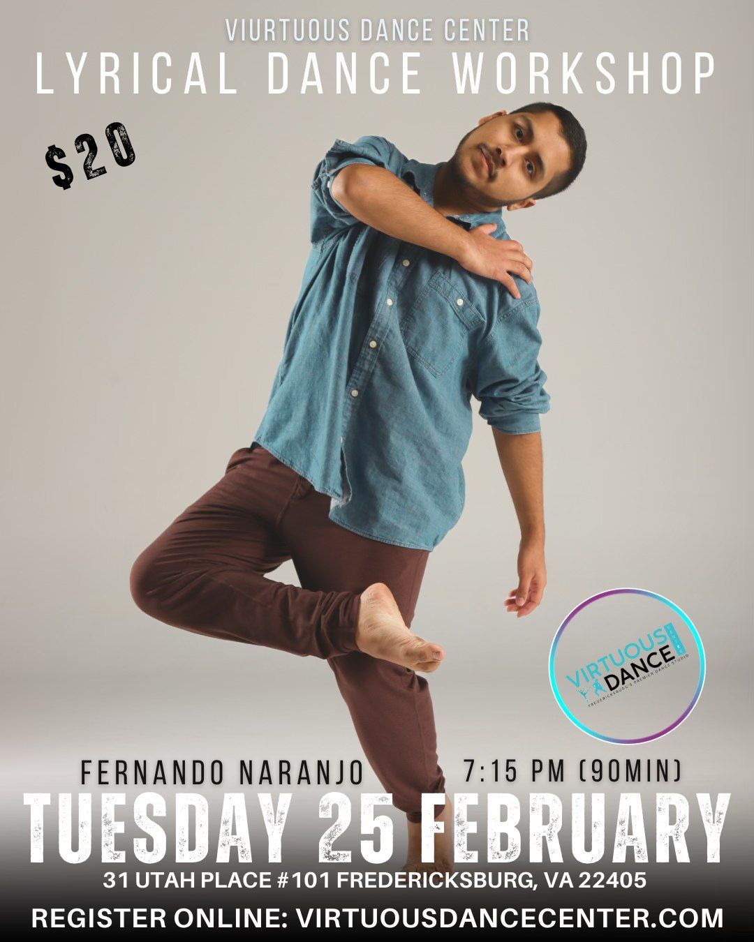 Lyrical Dance Workshop with Fernando Naranjo