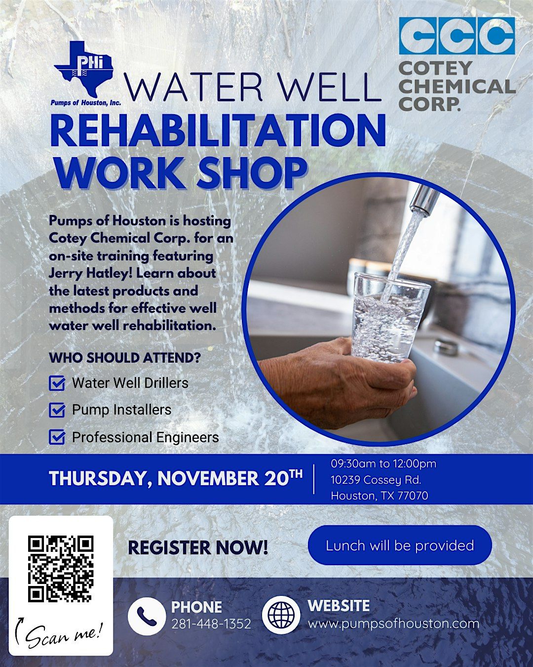 Water Well Rehabilitation Work Shop