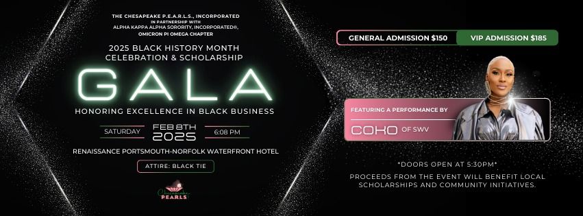 2025 Black History Month Celebration & Scholarship Gala featuring Coko from SWV