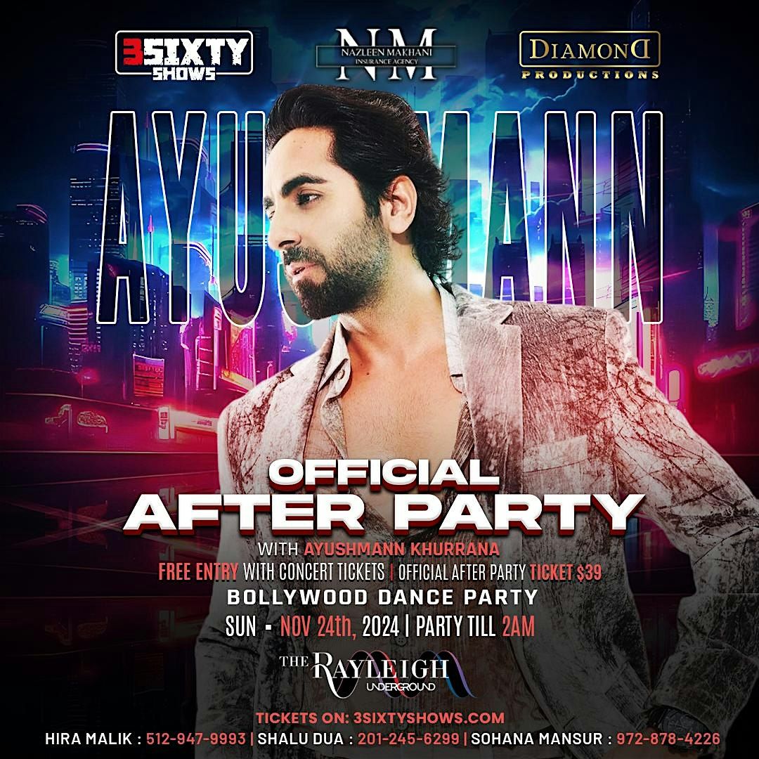 After Party with Ayushmann Khurrana