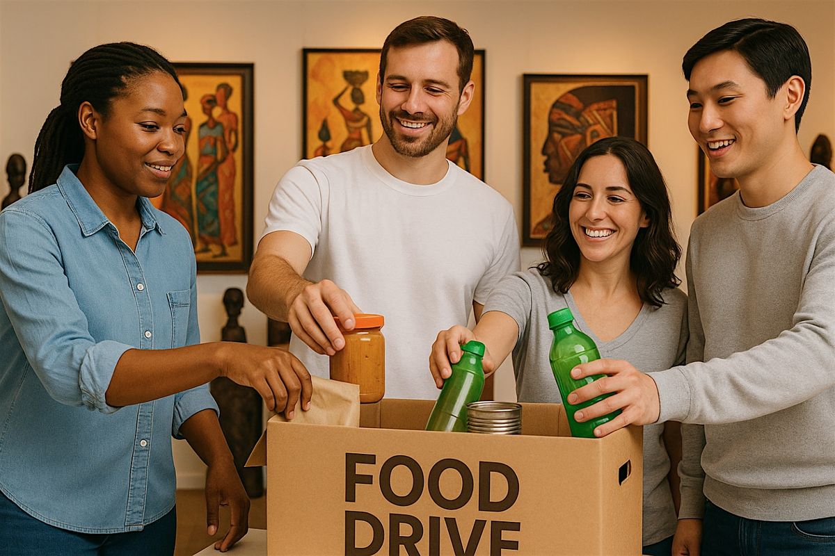 Art & Action: A Community Food Drive at The Gite Gallery