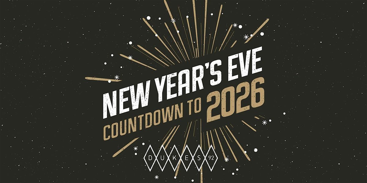 New Year's Eve in Manchester | Dukes 92's NYE Party 2025\/26