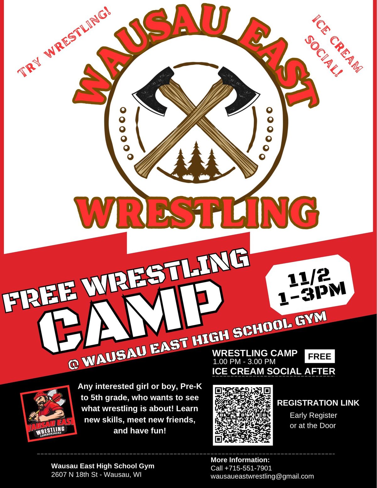 Free Wrestling Camp