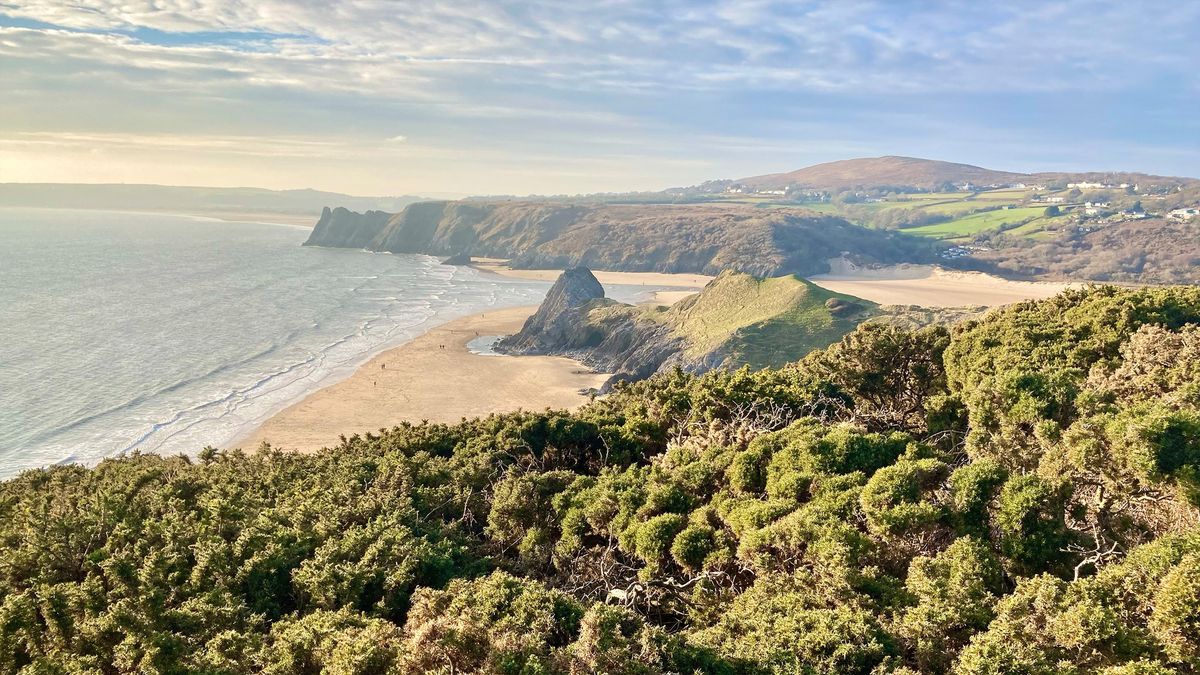 New years day hike on the Gower Peninsula