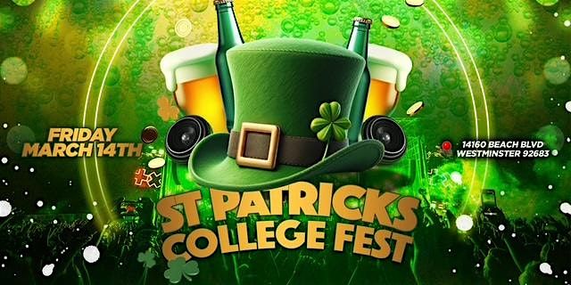 St Patricks College Fest @ Bleu Night Club $5 b4 10:30pm  | 18+